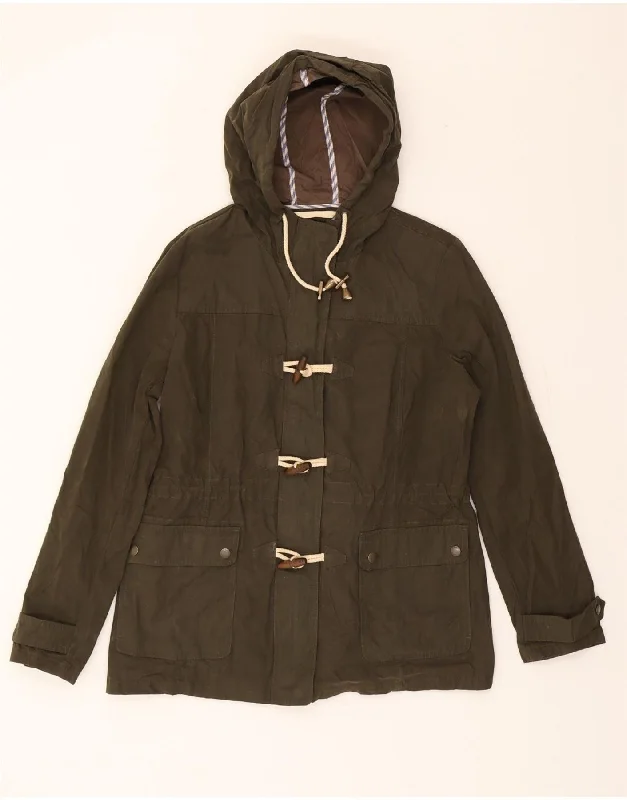 Unique Women's Fashion Pieces FAT FACE Womens Hooded Utility Jacket UK 14 Large Khaki Polyester Unique Women's Fashion Pieces FAT FACE Womens Hooded Utility Jacket UK 14 Large Khaki Polyester