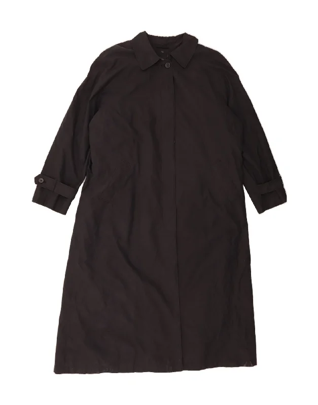 Women's Holiday Clothes LONDON FOG Womens Overcoat US 18 2XL Black Polyester