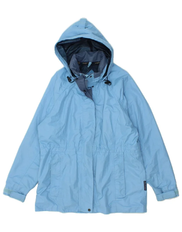 Affordable Online Boutique TARGET DRY Womens Hooded Rain Jacket US 12 Large Blue Polyester Affordable Online Boutique TARGET DRY Womens Hooded Rain Jacket US 12 Large Blue Polyester
