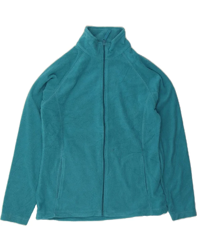 Women's Night-Out Clothes MOUNTAIN WAREHOUSE Womens Fleece Jacket UK 14 Large Turquoise Polyester Women's Night-Out Clothes MOUNTAIN WAREHOUSE Womens Fleece Jacket UK 14 Large Turquoise Polyester