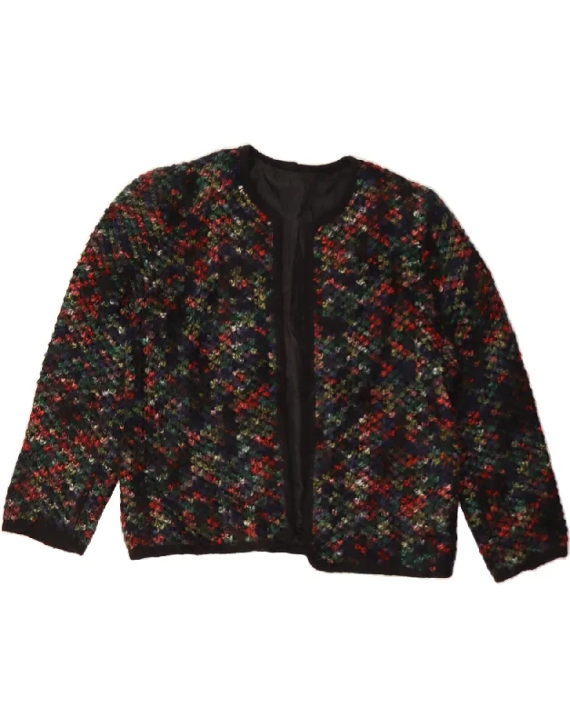 Women's Formal Event Clothing VINTAGE Womens Crop Open Blazer Jacket UK 14 Large Multicoloured Flecked Women's Formal Event Clothing VINTAGE Womens Crop Open Blazer Jacket UK 14 Large Multicoloured Flecked