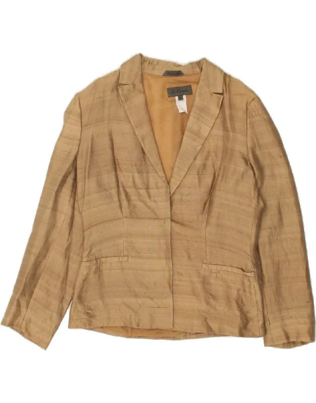 Women's Sporty Clothes LES COPAINS Womens Blazer Jacket IT 44 Medium Brown