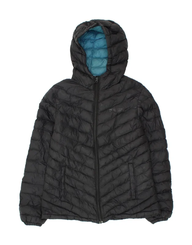 Women Wear Online MOUNTAIN WAREHOUSE Womens Hooded Padded Jacket UK 12 Medium Black
