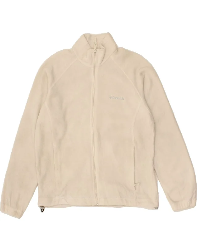 Stylish Women's Clothes for Work and Play COLUMBIA Womens Fleece Jacket UK 16 Large Off White Polyester Stylish Women's Clothes for Work and Play COLUMBIA Womens Fleece Jacket UK 16 Large Off White Polyester