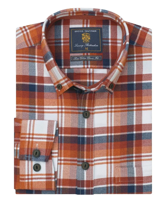 Women's Chic Outfit Jaspe Check Shirt - Ginger