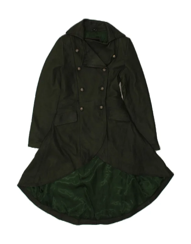 Stylish Women's Apparel VINTAGE Womens Overcoat UK 12 Medium Green