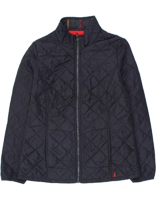 Women's Elegant Evening Outfit JOULES Womens Quilted Jacket UK 10 Small Navy Blue Polyester Women's Elegant Evening Outfit JOULES Womens Quilted Jacket UK 10 Small Navy Blue Polyester