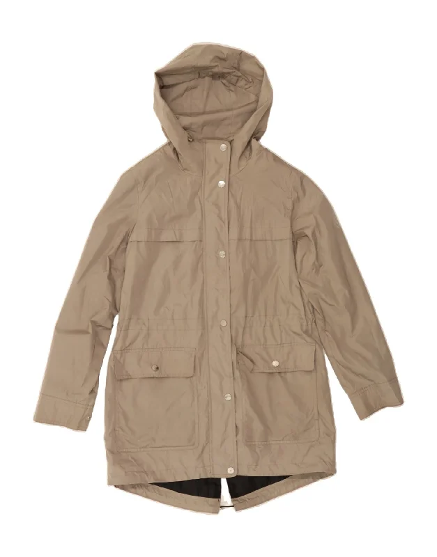 Flash Sale Online DKNY Womens Hooded Raincoat UK 6 XS Grey Polyester