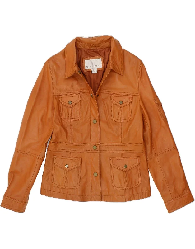 New Arrival Discounts NINE WEST Womens Leather Utility Jacket UK 14 Large Brown Leather New Arrival Discounts NINE WEST Womens Leather Utility Jacket UK 14 Large Brown Leather