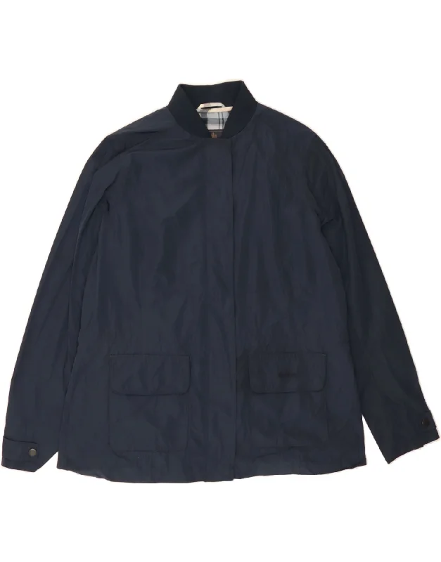 Clothes For Woman BARBOUR Womens Windbreaker Jacket UK 18 XL  Navy Blue