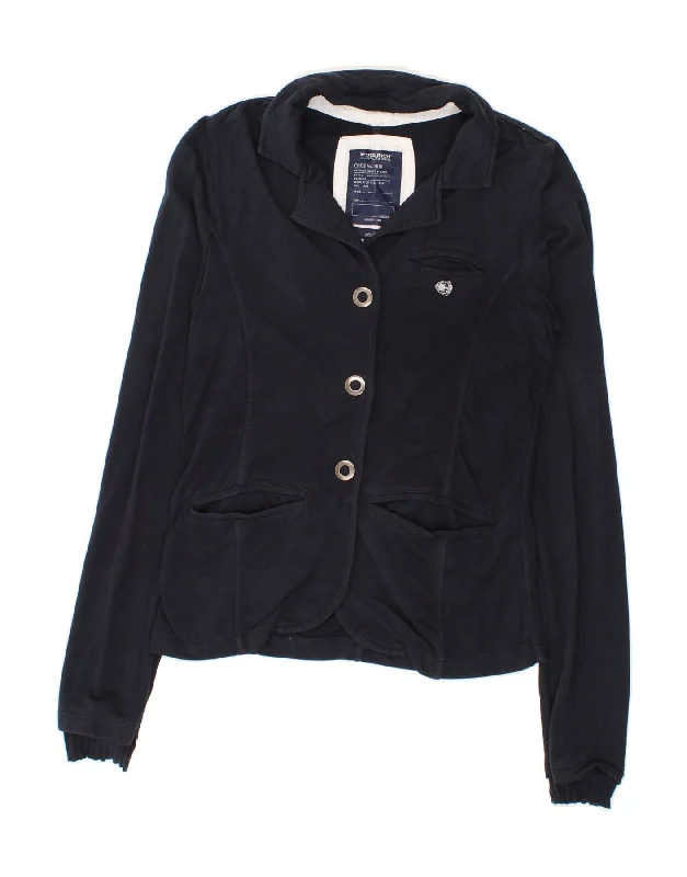 High-Quality Women's Fashion Dresses WOOLRICH Womens Blazer Jacket UK 10 Small Navy Blue Cotton High-Quality Women's Fashion Dresses WOOLRICH Womens Blazer Jacket UK 10 Small Navy Blue Cotton