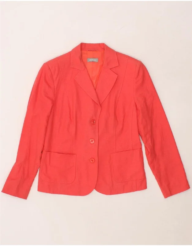 Flash Sale Or Flash Sales STEILMANN Womens 3 Button Blazer Jacket UK 16 Large Pink Linen Flash Sale Or Flash Sales STEILMANN Womens 3 Button Blazer Jacket UK 16 Large Pink Linen