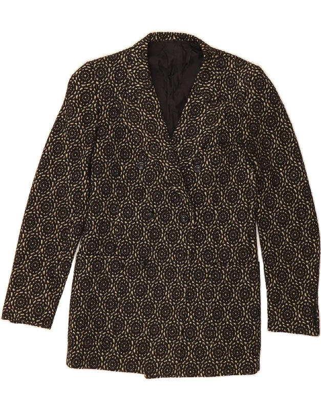 Women's Evening Wear Outfit JVLIVS Womens Double Breasted Coat IT 50 XL Black Floral Women's Evening Wear Outfit JVLIVS Womens Double Breasted Coat IT 50 XL Black Floral
