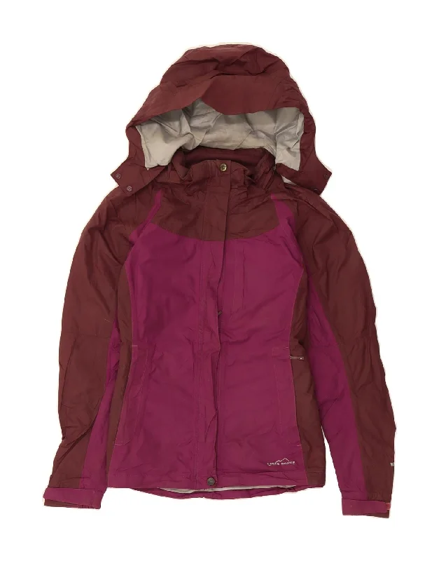 Outlet Clothing EDDIE BAUER Womens Weather Edge Windbreaker Jacket UK 10 Small Purple