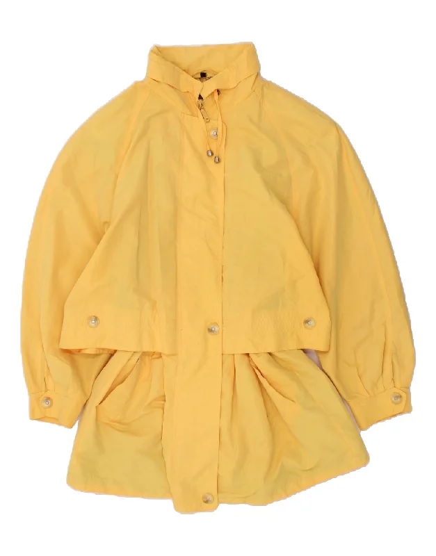 Stylish Clothes For Women CANDA Womens Windbreaker Coat UK 12 Medium Yellow Polyester Stylish Clothes For Women CANDA Womens Windbreaker Coat UK 12 Medium Yellow Polyester