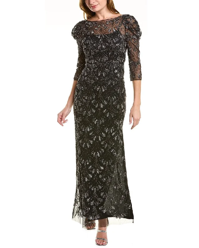 Seasonal Trend Aidan Mattox Beaded Column Gown