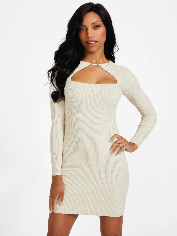 Feminine Soft - Hued Look Athina Cutout Dress
