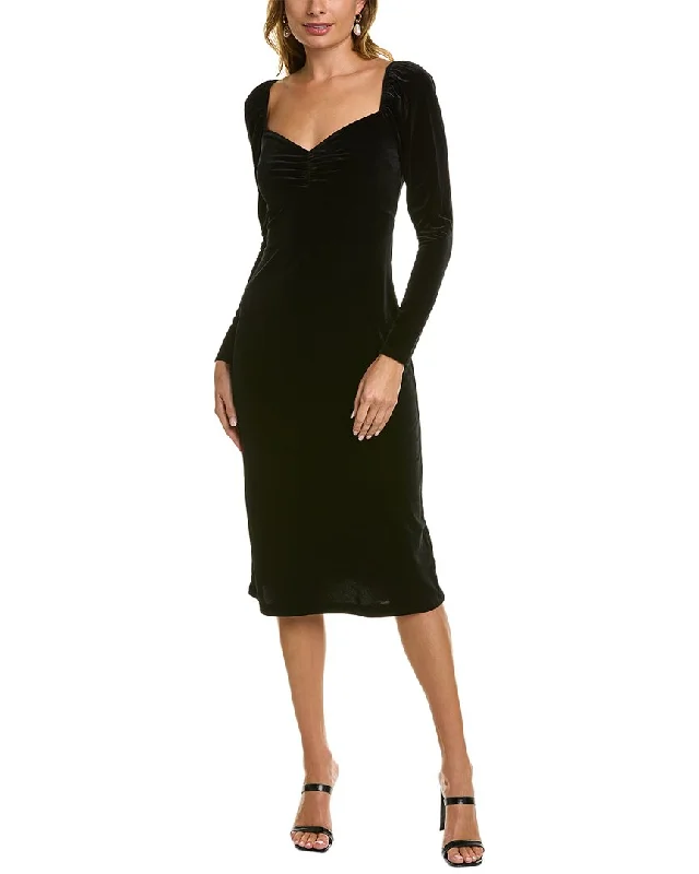 Trend Setting Threads Boden Velvet Jersey Midi Dress