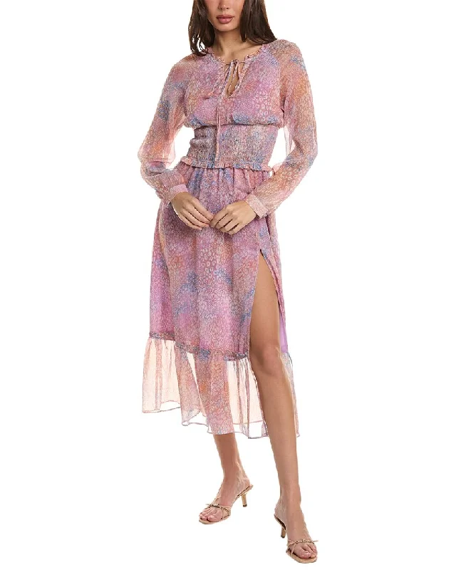 Limited Stock CAARA Smocked Midi Dress
