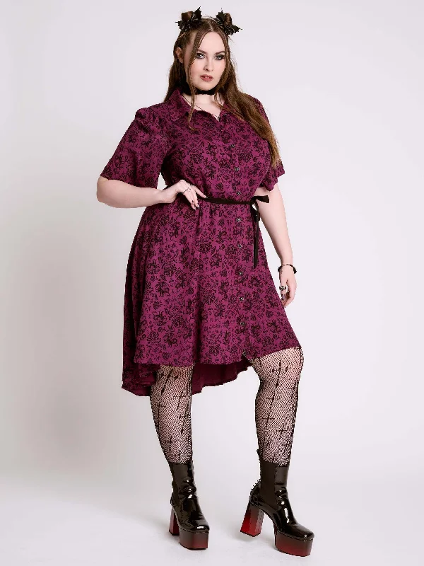 Classic Timeless Elegant Style Griffin Shirt Dress