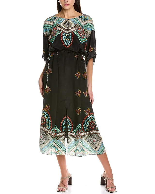 Style Redefined Johnny Was Jewel Thalia Silk Maxi Dress