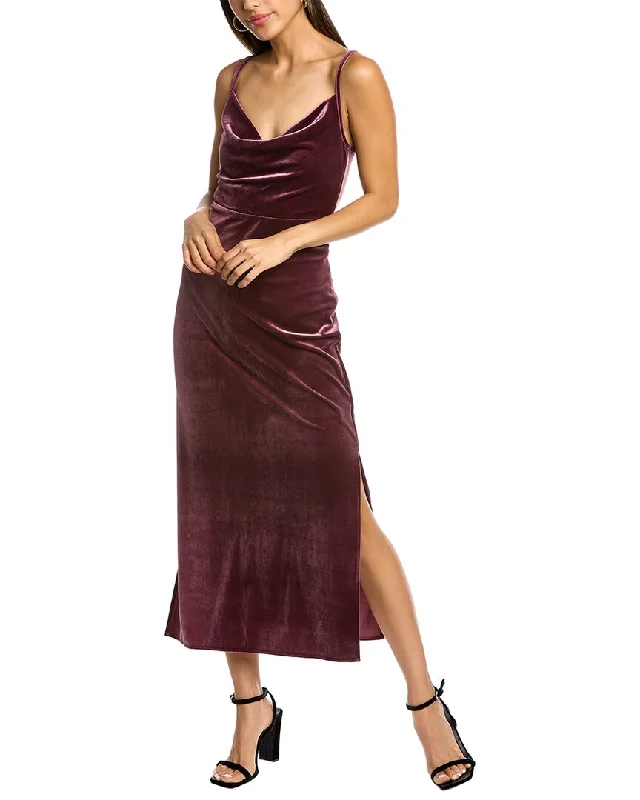 Limited Time Offer Taylor Velvet Midi Dress