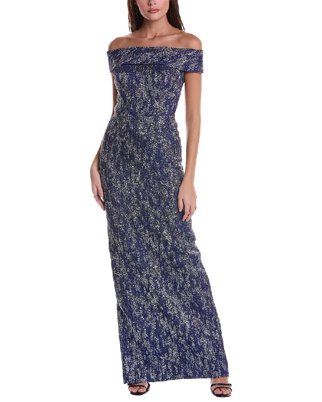 Trendsetting Threads Teri Jon by Rickie Freeman Jacquard Gown