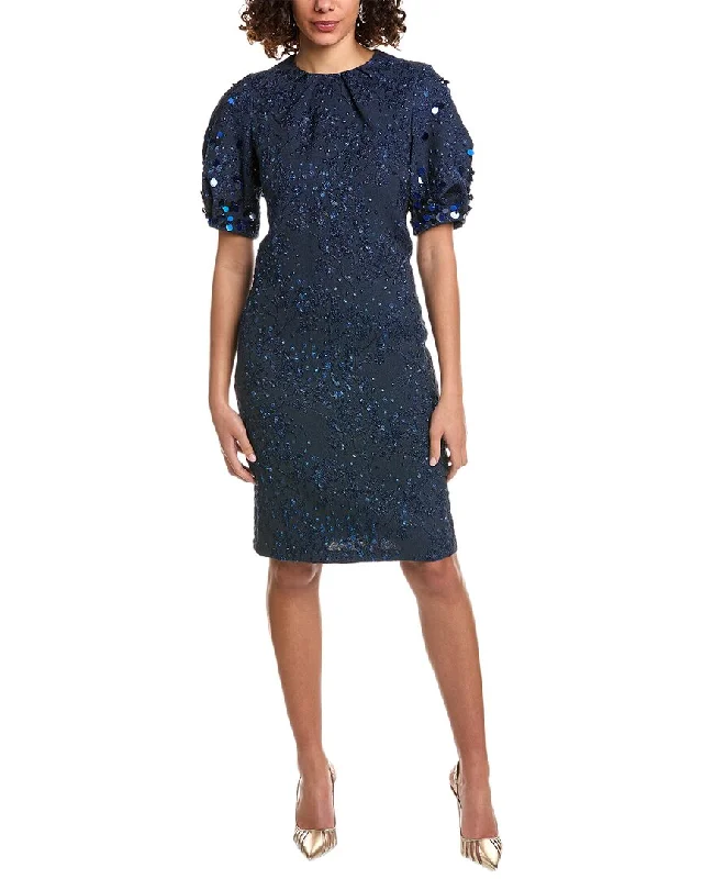 Polished Finish TERI JON BY RICKIE FREEMAN SHORT NOVELTY BEADED SL