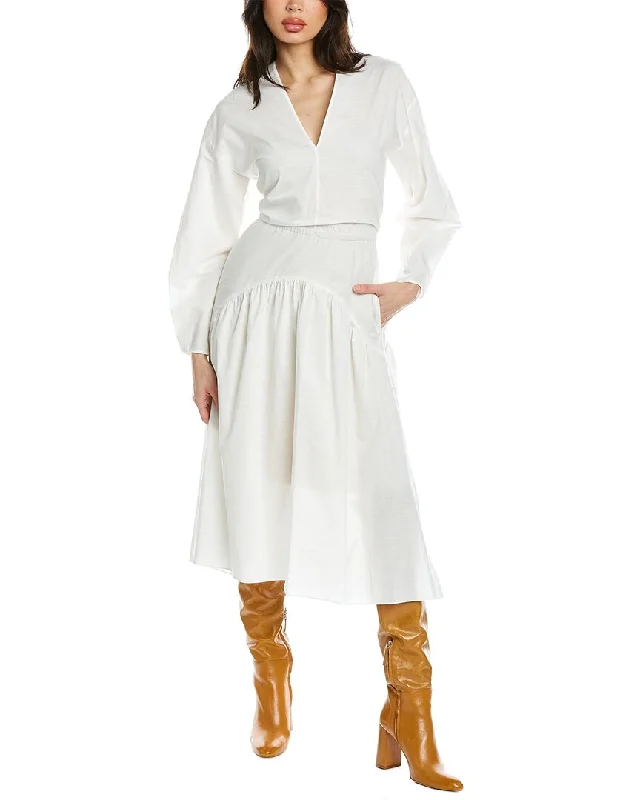 Trendy Urban Attire Vince Tiered Midi Dress