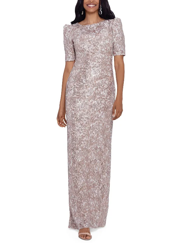 Huge Price Cut Womens Lace Sequin Evening Dress