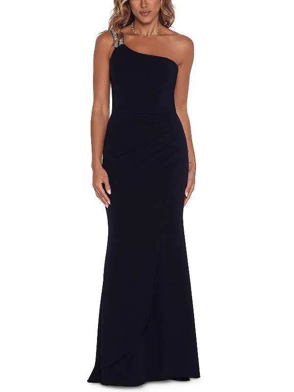 Comfort First Women's Fashion Womens Rhinestone Maxi Evening Dress