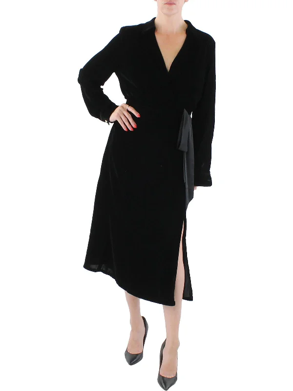 Innovate Your Wardrobe Womens Velvet Long Maxi Dress