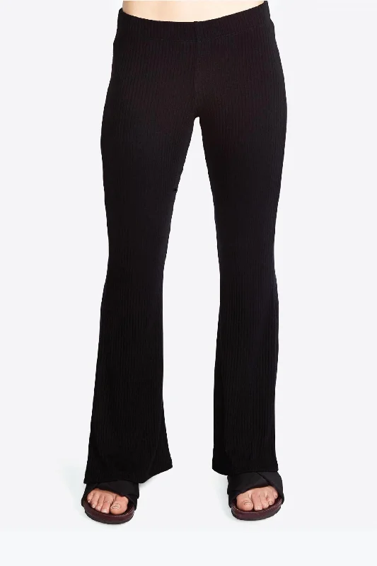 Evening Elegance Bono-Mid Flare Pant In Black
