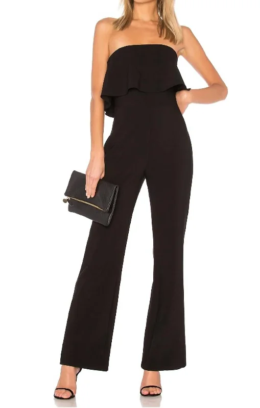 Trendy Styles Driggs Jumpsuit In Black