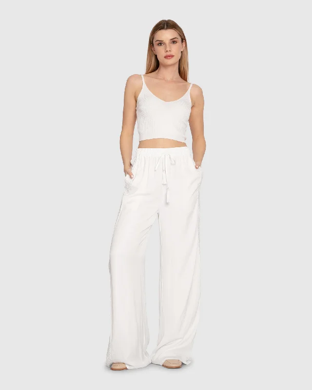 Fashion Forward Femme Everywhere All At Once Wide Leg Pant