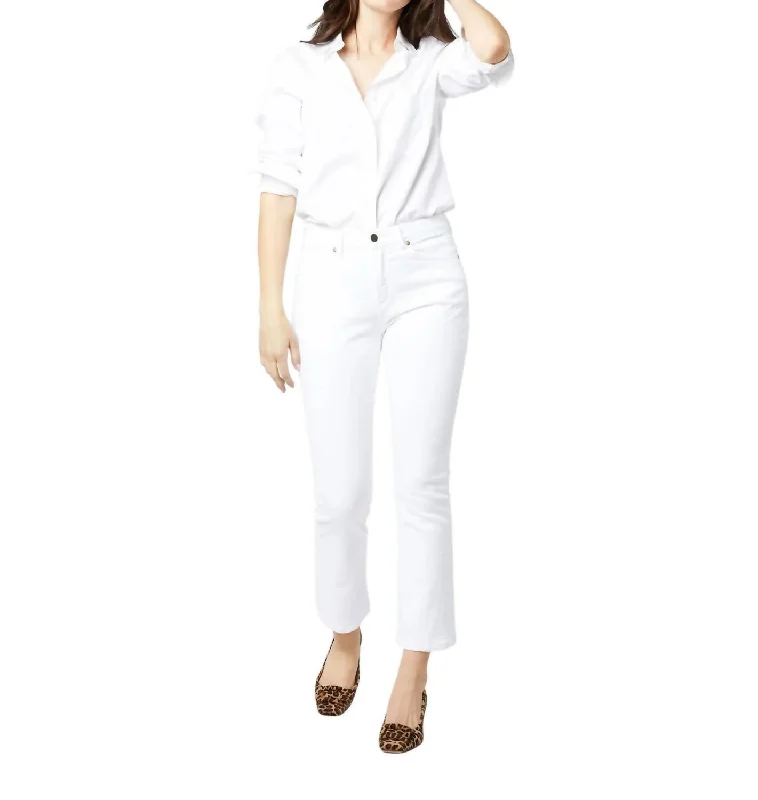 Sale Event, Prices Rock Flare Cropped 5-Pocket Jean In White