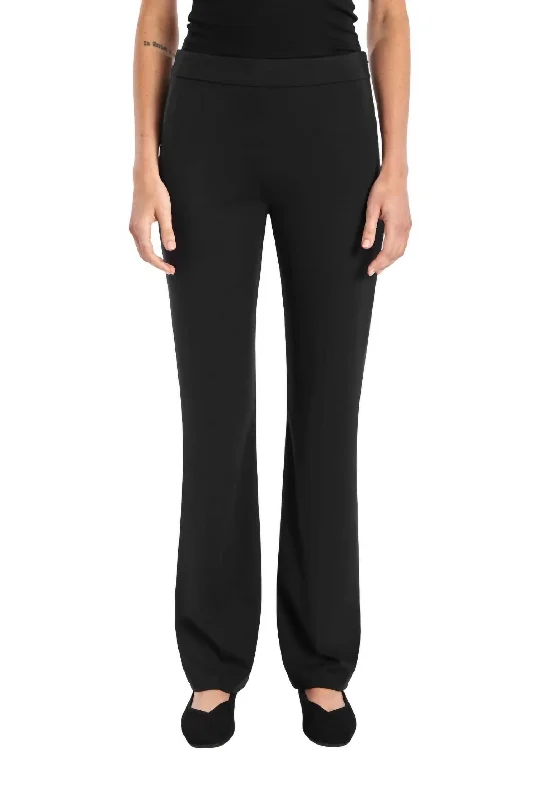 Flowing Silhouette Halo Pant In Black