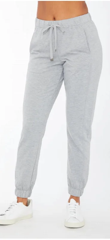 Pastel Styles Hanna Jogger In Heather Grey