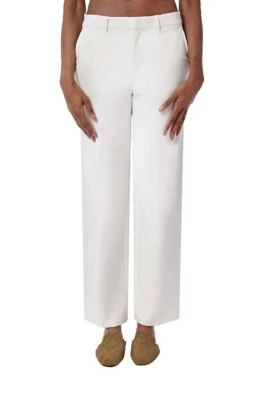 Soft Textures Hector Pant In Ivory