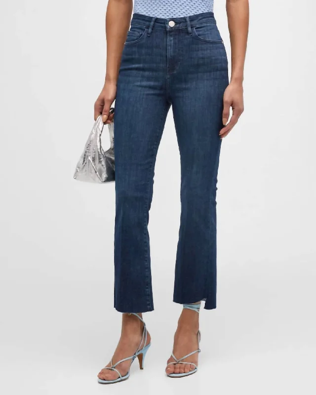 Elegant Simplicity Wardrobe Le Crop Mini Boot Cascade Hem Jeans In Calvin