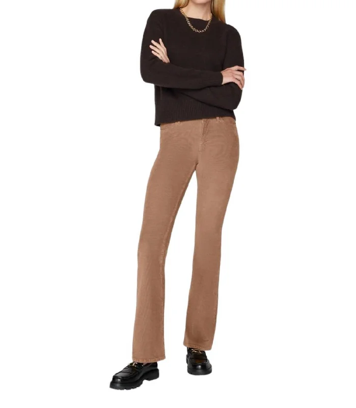 The Latest Trends Le High Flared Jeans In Latte