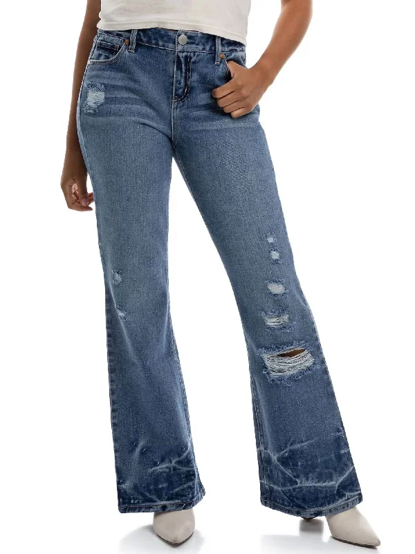 Big Savings On Rustic Countryside Styles Leilani Destructed Mini Boot 32" Jeans In 1822 Denim