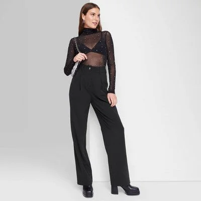 Unbeatable Prices New - Wild Fable Women's High Rise Wide Leg Relaxed Fit Full Midweight