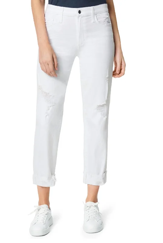 Graceful Cut The Scout Jean In White
