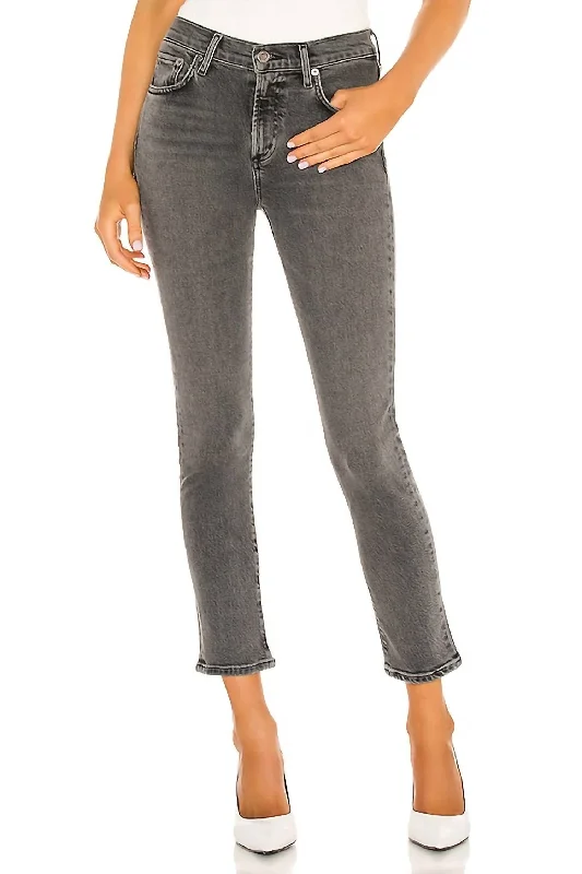 Dreamy Draping Toni Mid Rise Straight Jeans In Ceremony