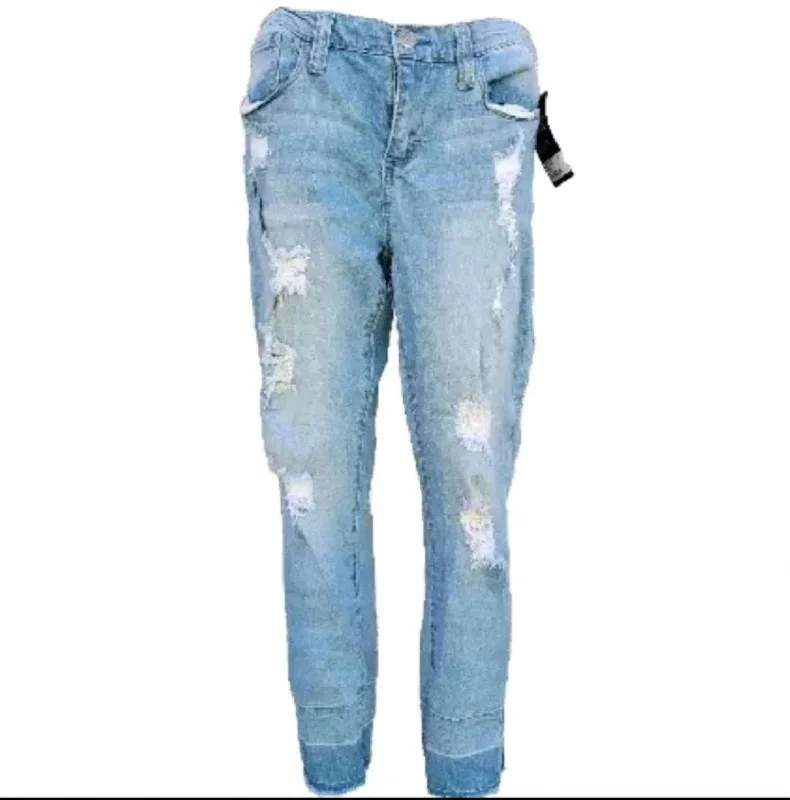 Mid Season Sale Women's Skinny Easy Fit Distressed Jean In Blue